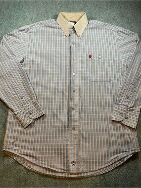 Men's Long-Sleeve Professional Bull Rider  Button Down